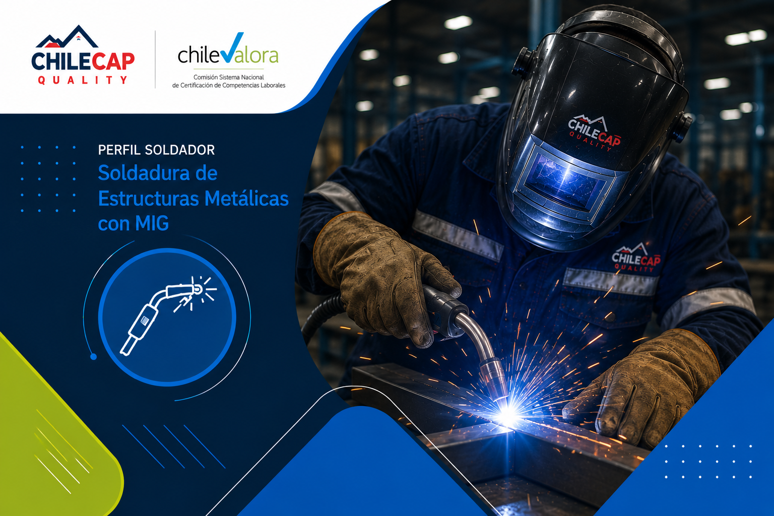 Soldador: Soldadura de Estructuras Metálicas con MIG